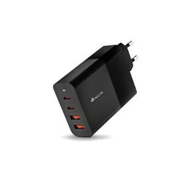 Cargador De Pared Ngs Ultrarrapido De 100w Con 4 Puertos: 2 Usb-c  2 Usb-a