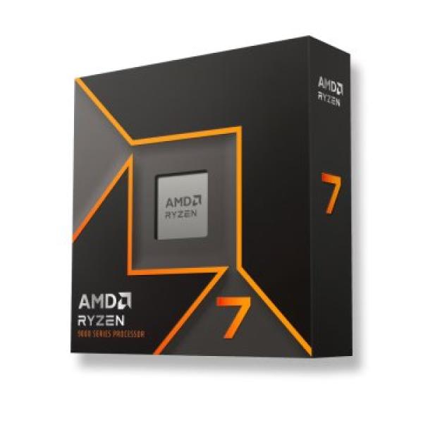 Cpu Amd Am5 Ryzen 7 9700x 3,8 Ghz - 5.5 Ghz 8 Cores 40mb Cache 65wat (sin Cooler)