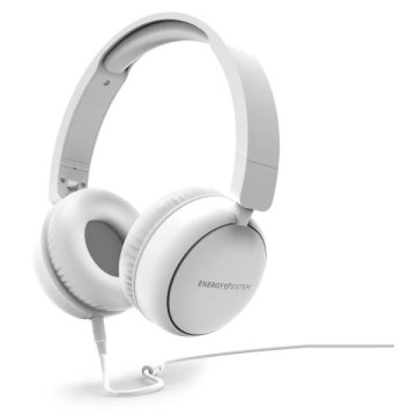 Headset Energy System Funvibe Cable Extraible Jack 3.5 Con Microfono Integrado Color Blanco