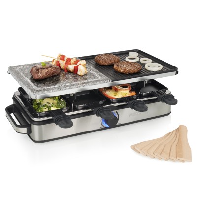 Raclette Princess Deluxe 8 162635/ 1400W/ Tamaño 2x 21*21cm