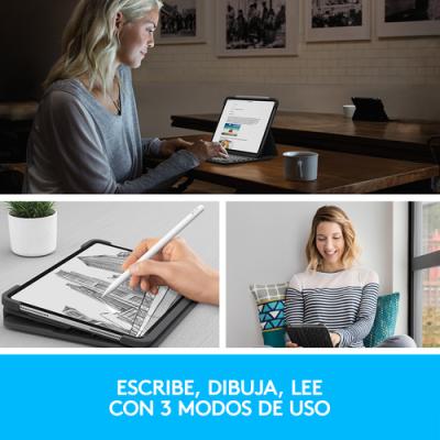 Teclado Bluetooth Funda Logitech Slim Folio Para Ipad Pro 11