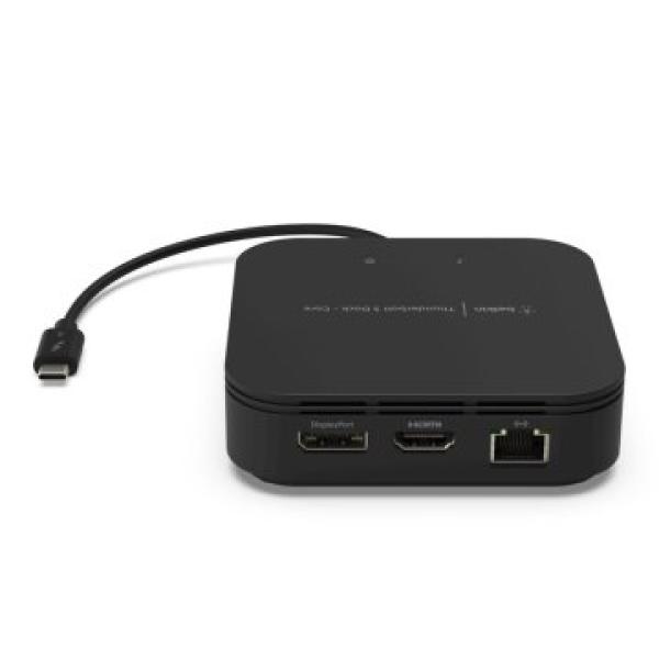 (km0) Docking Usb-c Belkin F4u110bt A 1xthunderbolt 3 1xusb-c Pd 1xdp 1xhdmi 4k 1xusb-a Cash303.0 1xusb-a 2.0 1xaudio 1x1gb R