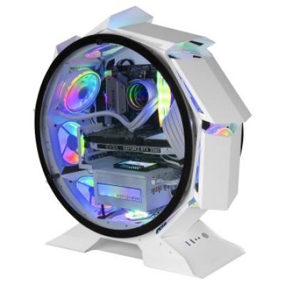 (km0) Caja Microatx Gaming Mars Gaming Mcorb White Diseño