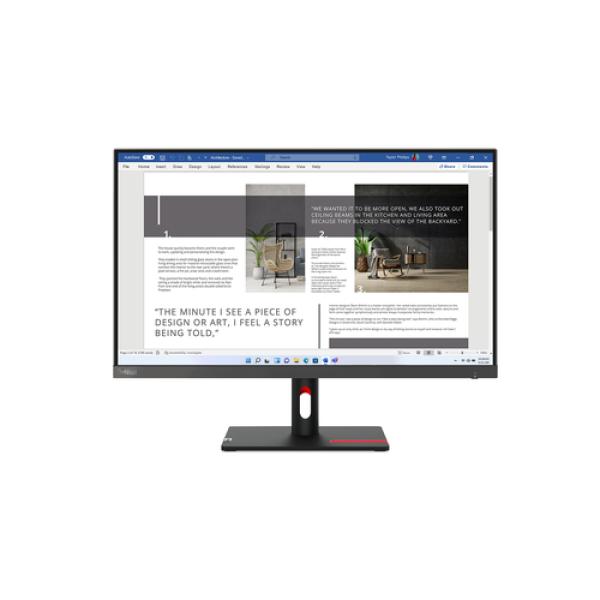 Monitor 27"  Hdmi Vga Lenovo Thinkvision S27i-30 1920 X 1080 16:9 Ips 4ms 100 Hz