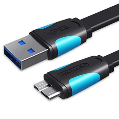 Cable USB 3.0 Vention VAS-A12-B150/ MicroUSB Macho - USB Macho/