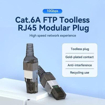 Conector RJ45 IDIH0/ Cat.6A FTP/ Sin Herramientas