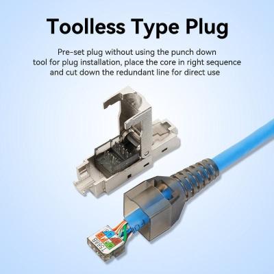 Conector RJ45 IDIH0/ Cat.6A FTP/ Sin Herramientas