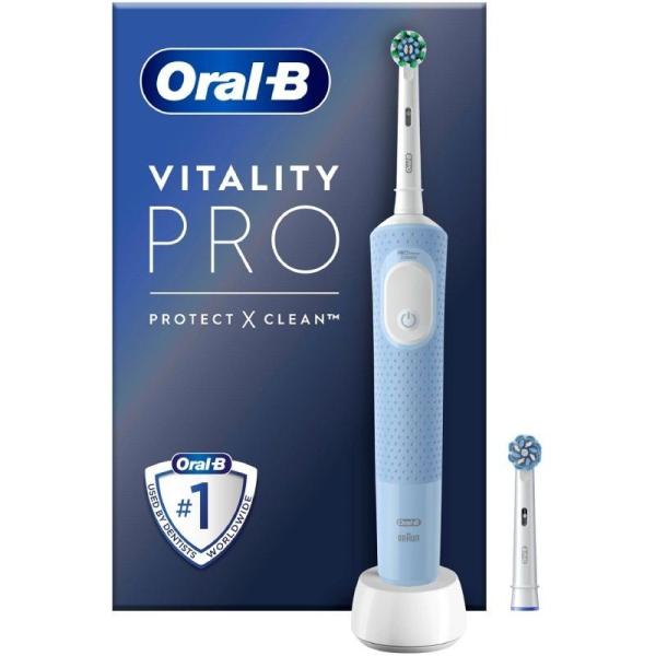 Cepillo Dental Braun Oral-B Vitality Pro/ Incluye 1 Recambio/ Azul