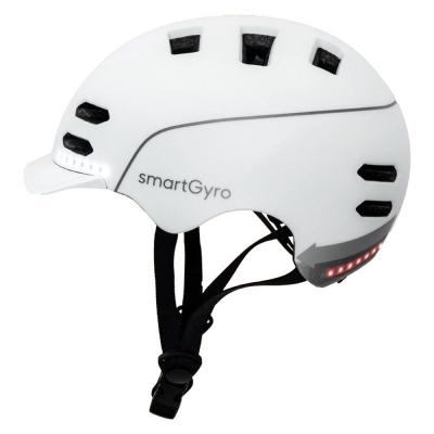 Casco para Adulto SmartGyro Helmet/ Tamaño L/ Blanco