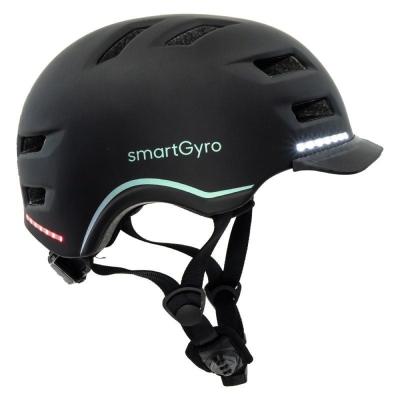 Casco para Adulto SmartGyro Helmet Pro/ Tamaño L/ Negro