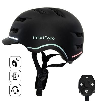 Casco para Adulto SmartGyro Helmet Pro/ Tamaño M/ Negro