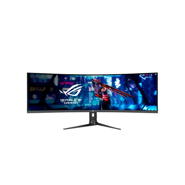 Monitor Gaming Ultrapanorámico Curvo Asus Rog Strix XG49WCR 49'/ Dual QHD/ 1ms/ 165Hz/ VA/ Regulable en altura/ Multimedia/ Negr