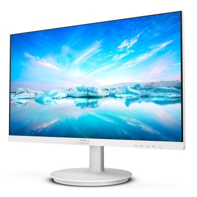 Monitor Philips 241V8AW 23.8'/ Full HD/ Multimedia/ Blanco