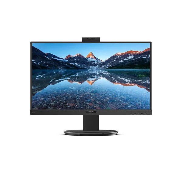 Monitor Philips 276B9H 27'/ QHD/ Webcam/ Multimedia/ Regulable en altura/ Negro