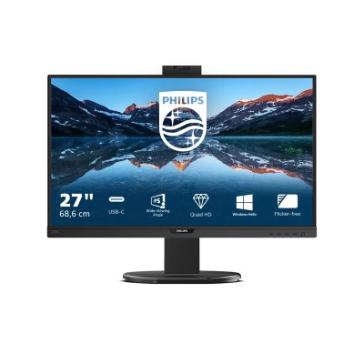 Monitor Philips 276B9H 27'/ QHD/ Webcam/ Multimedia/ Regulable