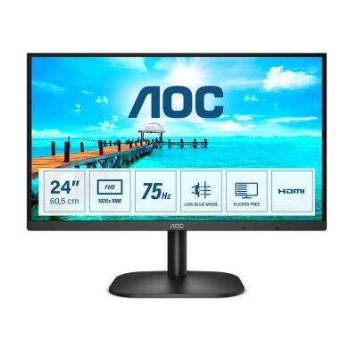 AOC 24B2XHM2 24" Monitor LED FHD 5ms HDMI/VGA 75Hz