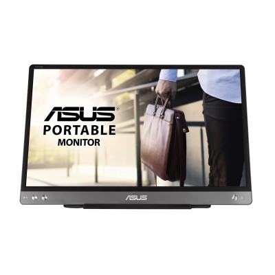 Monitor Portátil Asus ZenScreen MB14AC 14'/ Full HD/ Plata y