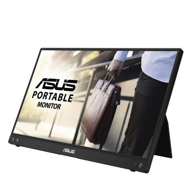 Monitor Portátil Asus ZenScreen MB16ACV 15.6'/ Full HD/ Negro