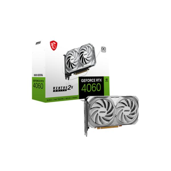 Msi vga nvidia rtx 4060 ventus 2x white 8g oc