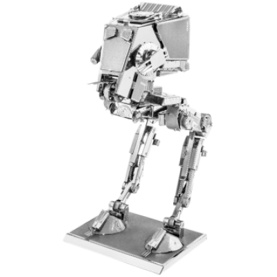 Maqueta 3d Metal Fascinations Star Wars At-st Montaje Sin