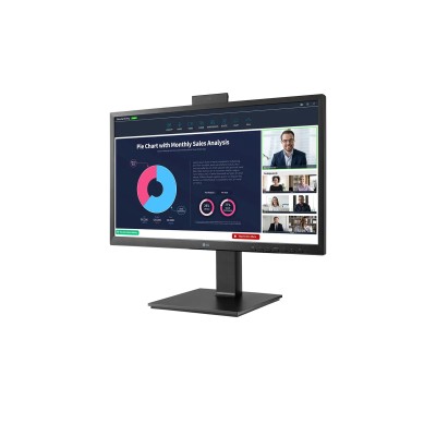 Monitor Profesional LG 24BP75CP-B 23.8'/ Full HD/ Webcam/