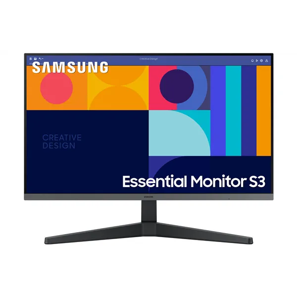 Monitor Profesional Samsung Essential Monitor S3 S27C330GAU/ 27'/ Full HD/ Negro