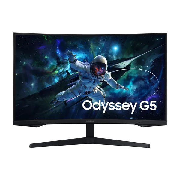 Monitor Gaming Curvo Samsung Odyssey G5 S32CG554EU 32'/ QHD/ 1ms/ 165Hz/ VA/ Negro