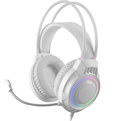 Auriculares Gaming con Micrófono Mars Gaming MH124W/ Jack 3.5/