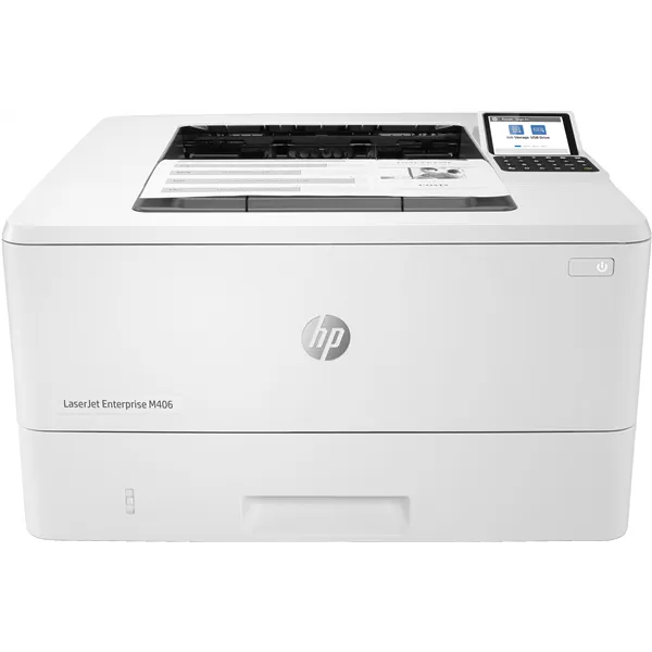 Impresora Láser Monocromo HP Laserjet Enterprise M406DN Dúplex/ Blanca