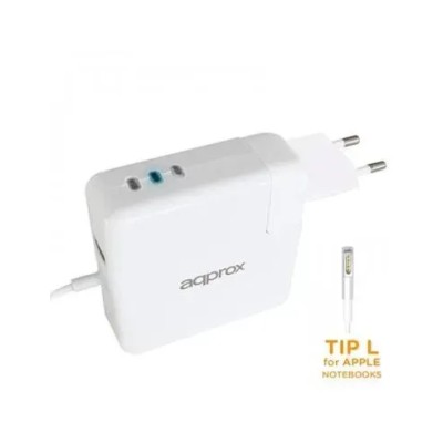 CARGADOR APPROX ESPECIFICO PARA Apple 45/60/85W TYPE L CONEXION