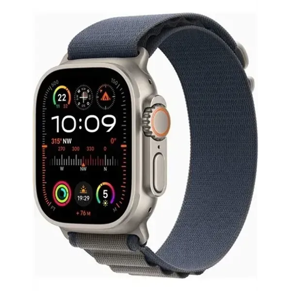 Apple Watch Ultra 2 con Correa Loop Alpine Azul S Pequeña y Caja de Titanio GPS + Cellular