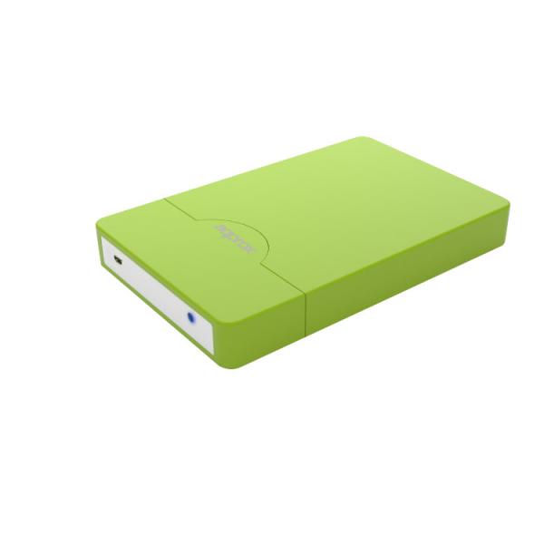 Caja Externa Usb 2.5'' Sata Screwless Verde Approx