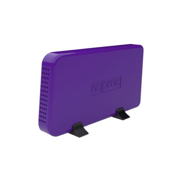 Caja Externa Usb 3.5'' Sata 3.0 Morado Approx