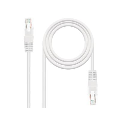 Cable De Red Latiguillo Rj45 Cat.5e Utp Awg24 0.5 M Blanco