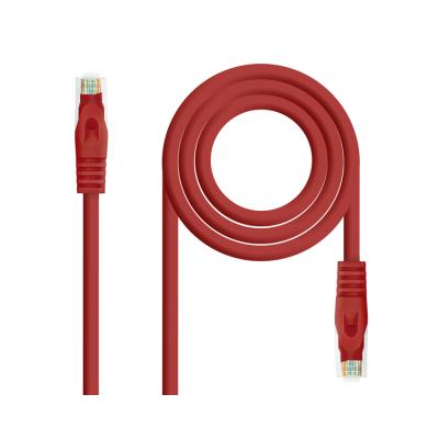 Cable De Red Latiguillo Rj45 Utp Cat6a Awg24 0.5 M Rojo