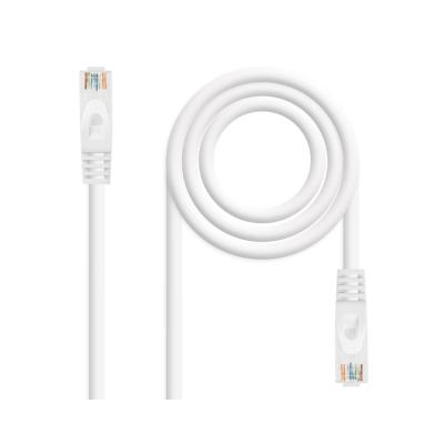 Cable De Red Latiguillo Rj45 Utp Cat6a Awg24 1 M Blanco