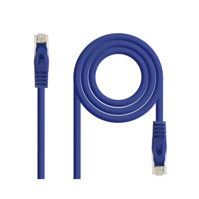 Cable De Red Latiguillo Rj45 Utp Cat6a Awg24 2 M Azul Nanocable