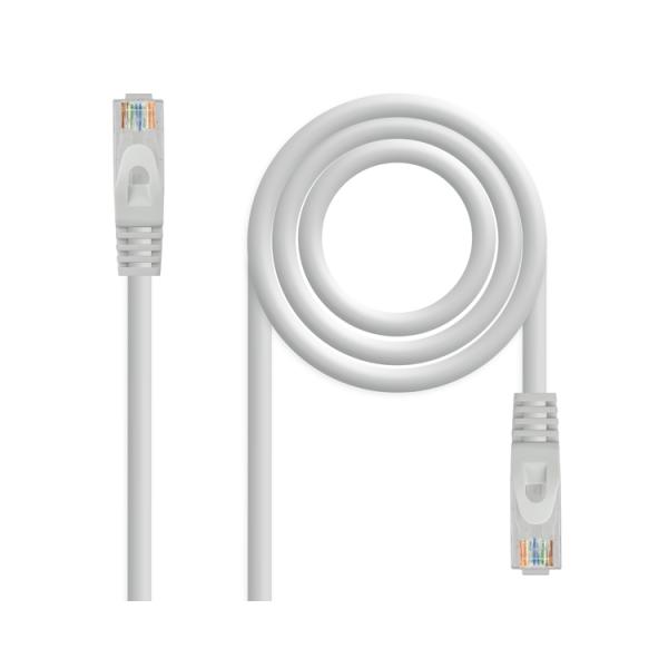 Cable De Red Latiguillo Rj45 Utp Cat6a Awg24 7 M Gris Nanocable