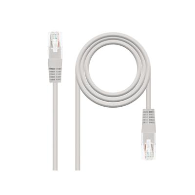 Cable De Red Latiguillo Rj45 Utp Cat6 Awg24 Lszh 1 M Gris