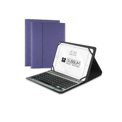 Funda + Teclado Tablet Keytab Pro Bluetooth 10.1'' Morado