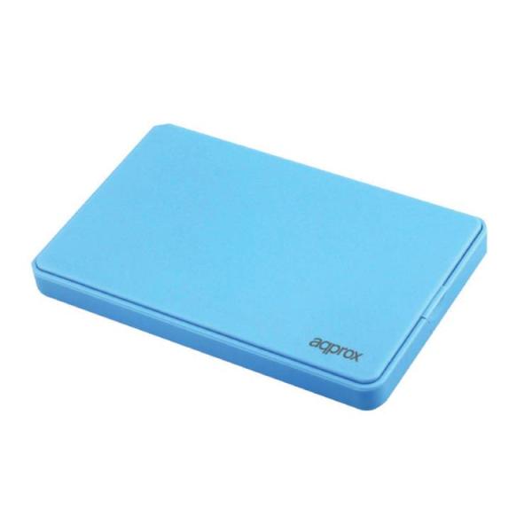 Caja Externa Usb 2.5'' Sata Screwless Azul Claro Approx