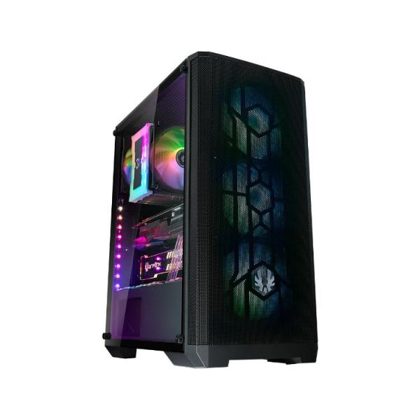 Caja Semitorre Atx Nova Mesh Se Tg 4a-rgb Negro Bitfenix