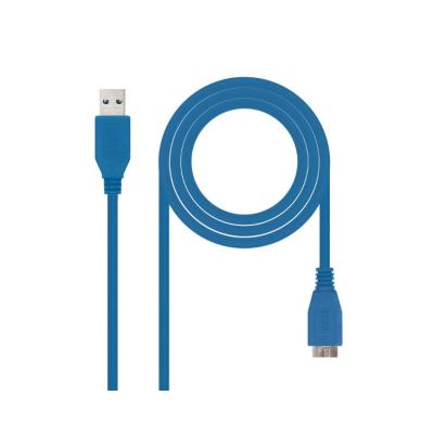 Cable Conexion Usb-micro Usb 3.0 Tipo M-m Azul 2m Nanocable