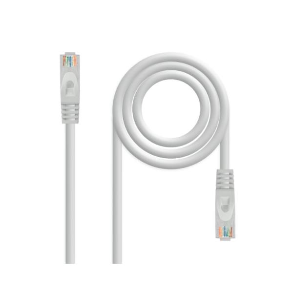 Cable De Red Latiguillo Rj45 Utp Cat6a Awg24 Lszh 0.25 M Gris Nanocable