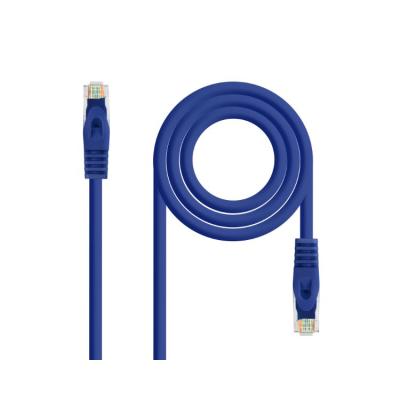 Cable De Red Latiguillo Rj45 Utp Cat6a Awg24 Lszh 0.25 M Azul