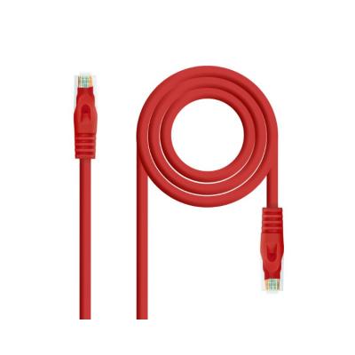 Cable De Red Latiguillo Rj45 Utp Cat6a Awg24 Lszh 0.30 M Rojo