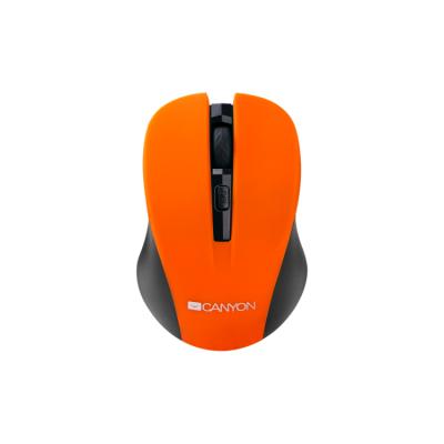 Raton Optico Wireless Mw-1 Naranja Canyon