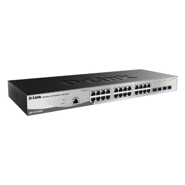 D-link Switch 28 Puertos 10/100/1gbit Metro Ethernet +4 Gbit. Sfp