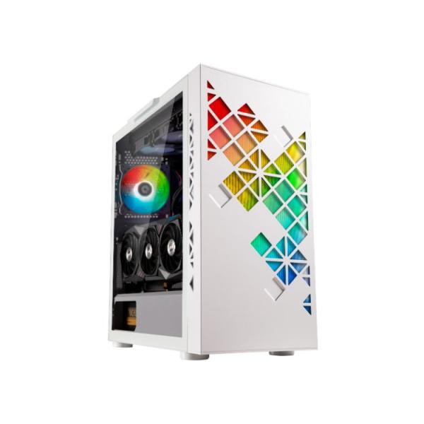 Caja Semitorre Atx Tracery A-rgb White Bitfenix