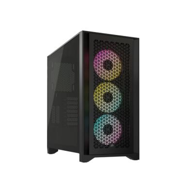 Caja Semitorre Atx Icue 4000d Rgb Airflow Tg Black Corsair